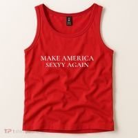Funny Make America Sexyy Again Tank Top thumb 2