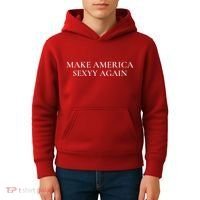 Funny Make America Sexyy Again Kids Hoodie thumb 4