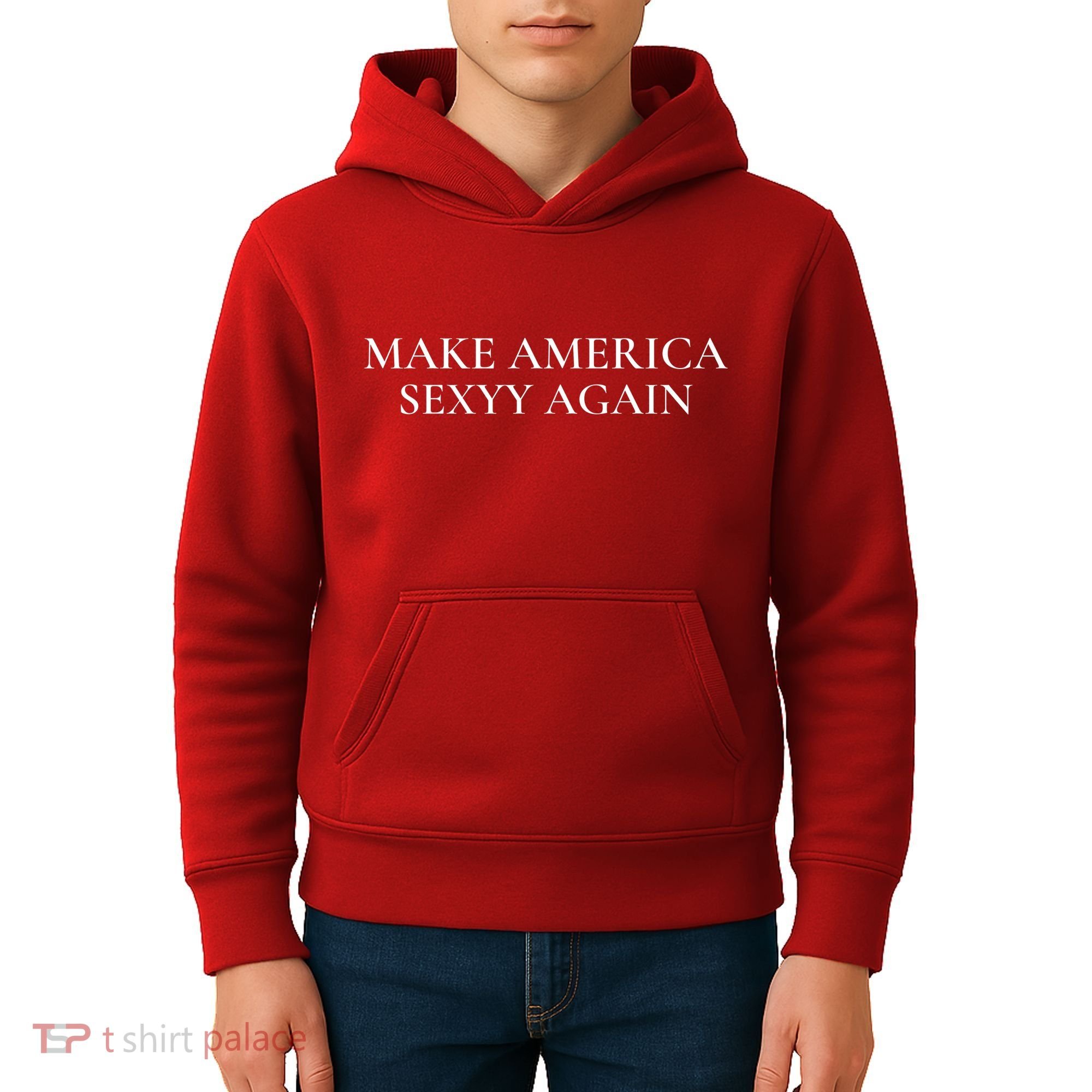 Funny Make America Sexyy Again Kids Hoodie