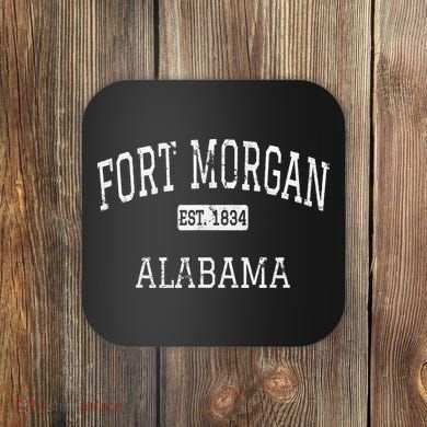 Fort Morgan Alabama Al Vintage Coaster