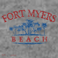 Fort Myers Beach Fl Palm Trees On Beach Toddler Hoodie thumb 2