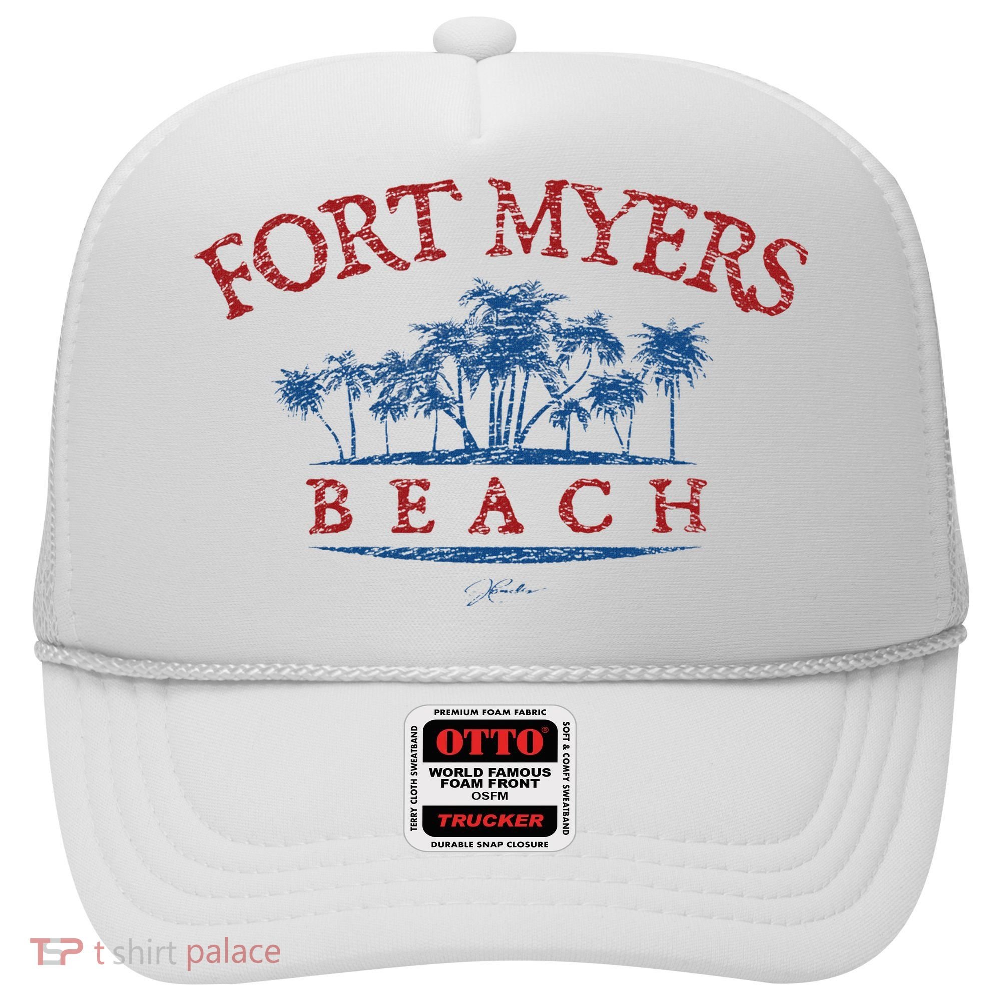 Fort Myers Beach Fl Palm Trees On Beach Hat