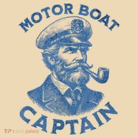 Funny Motor Boat Captain Tote Bag thumb 4