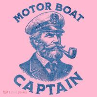 Funny Motor Boat Captain Baby Long Sleeve Bodysuit thumb 2