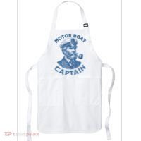 Funny Motor Boat Captain Apron thumb 0