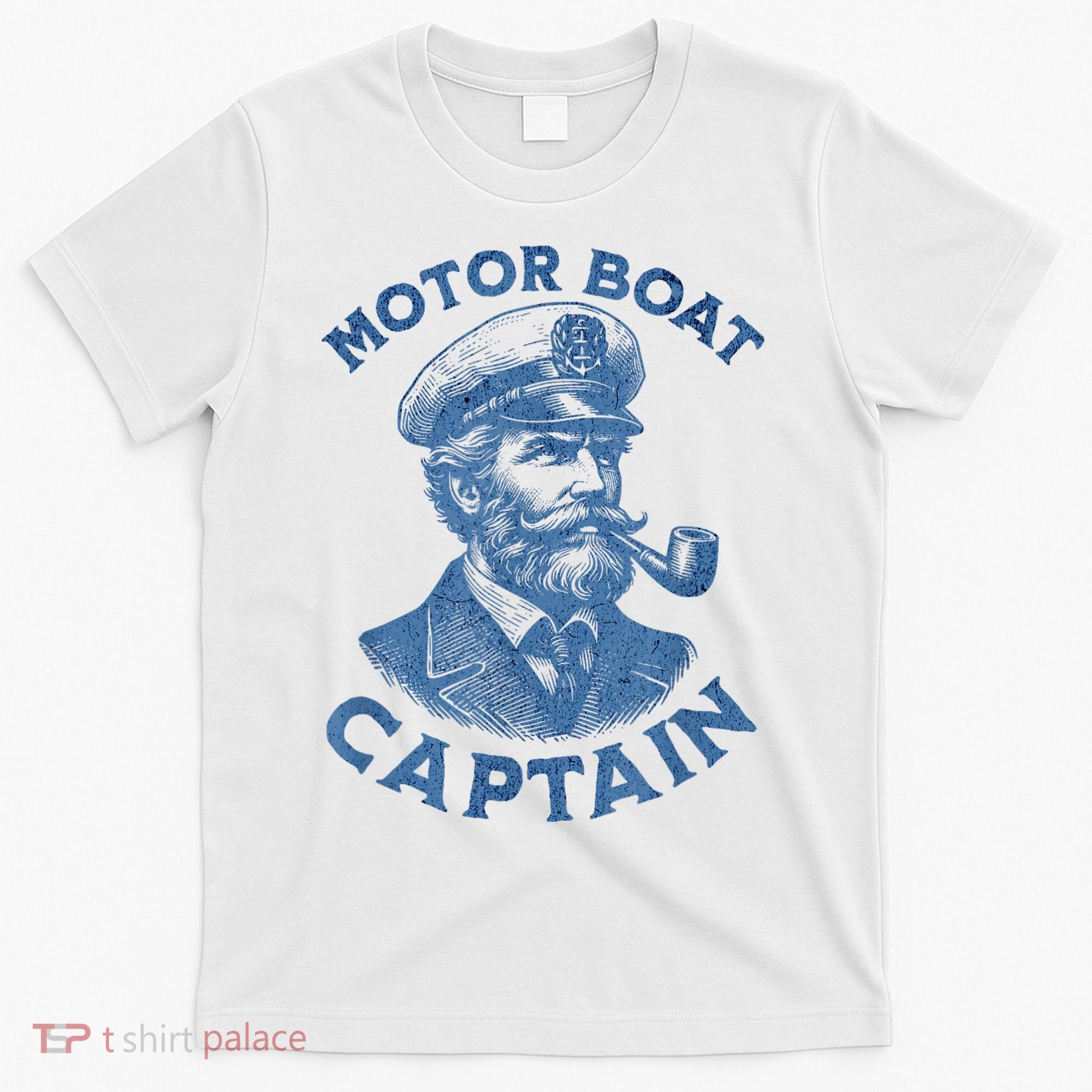 Funny Motor Boat Captain T-Shirt