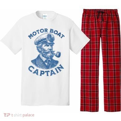 Funny Motor Boat Captain Pajama Set