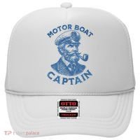 Funny Motor Boat Captain Hat thumb 0