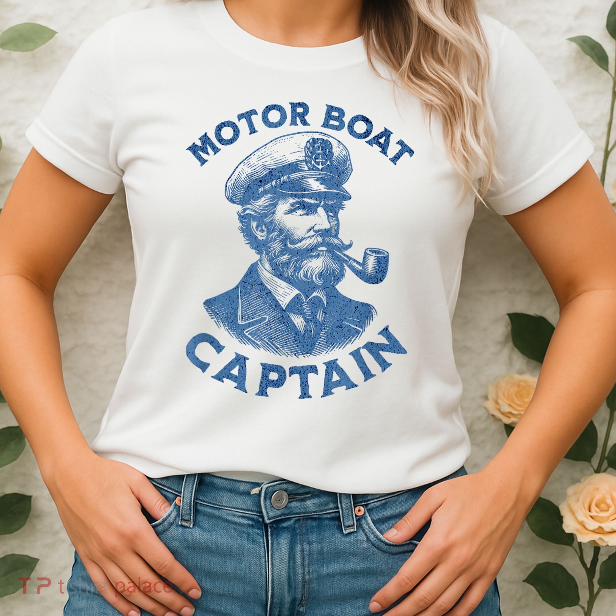 Funny Motor Boat Captain Women's T-Shirt