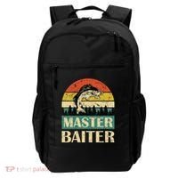 Funny Master Baiter Fishing Fishermen Backpack thumb 0