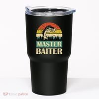 Funny Master Baiter Fishing Fishermen Tumbler thumb 0