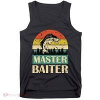 Funny Master Baiter Fishing Fishermen Tank Top thumb 0