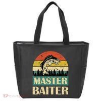 Funny Master Baiter Fishing Fishermen Tote Bag thumb 0
