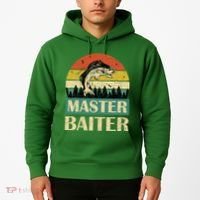 Funny Master Baiter Fishing Fishermen Hoodie thumb 2