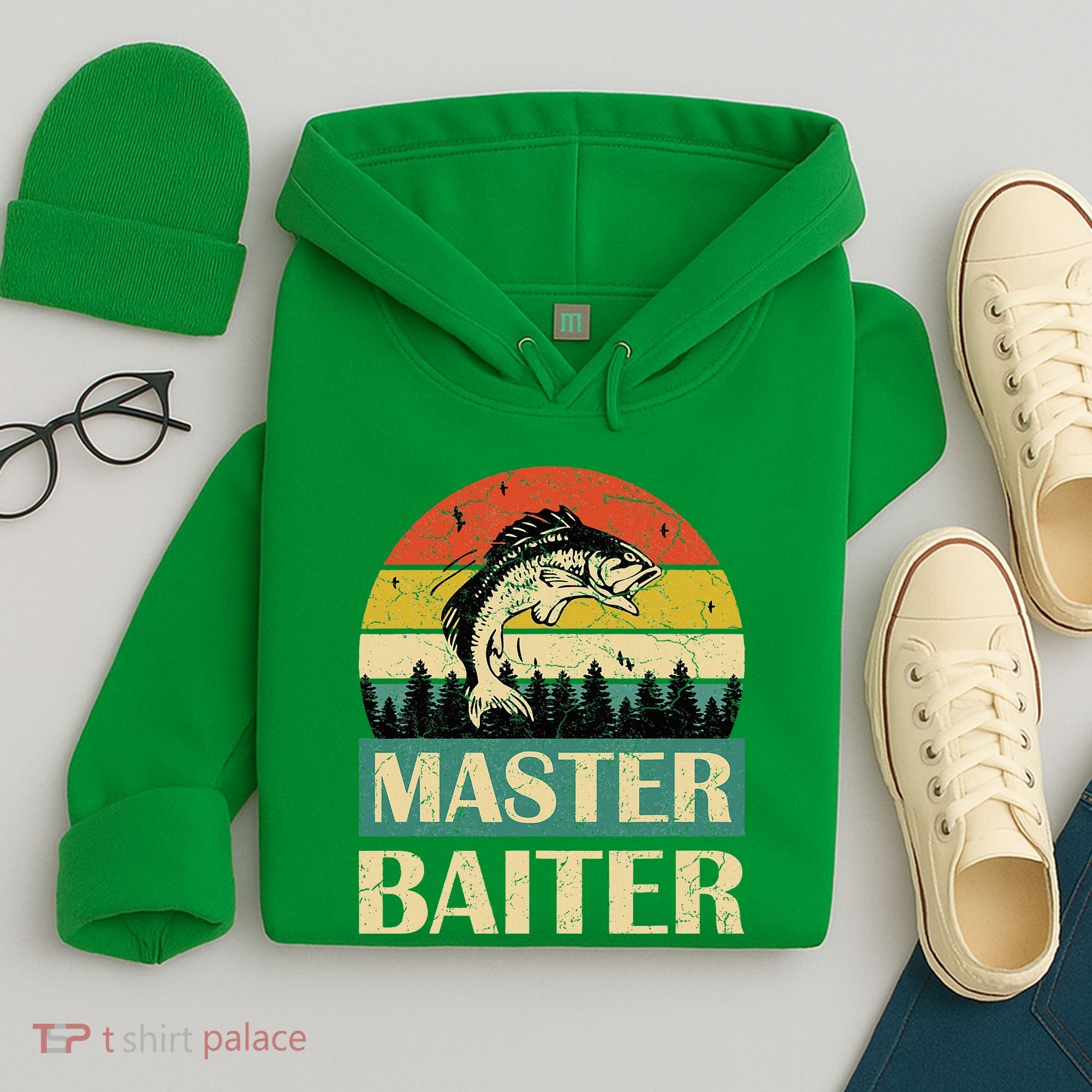 Funny Master Baiter Fishing Fishermen Hoodie