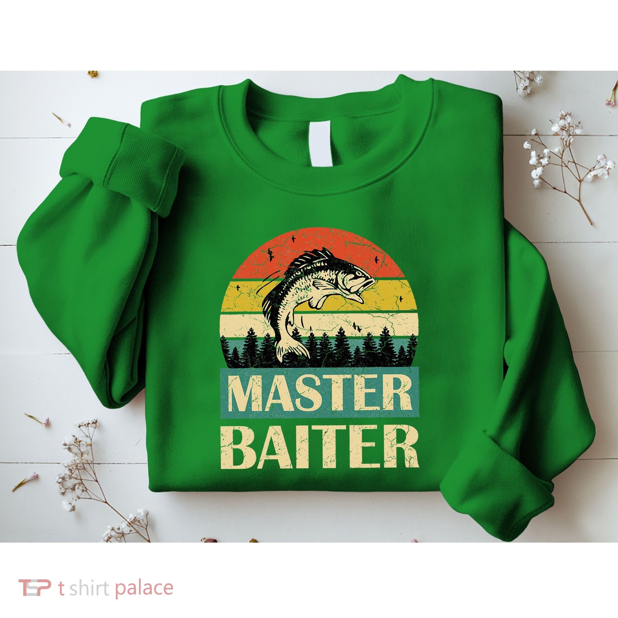 Funny Master Baiter Fishing Fishermen Sweatshirt