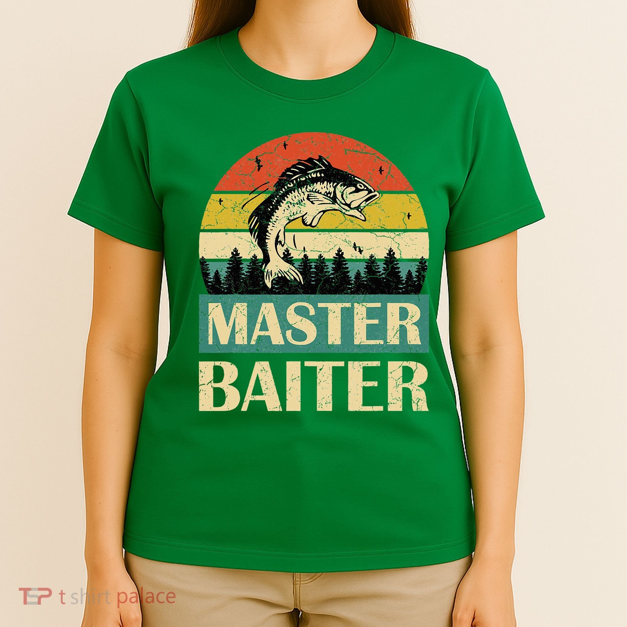 Funny Master Baiter Fishing Fishermen T-Shirt
