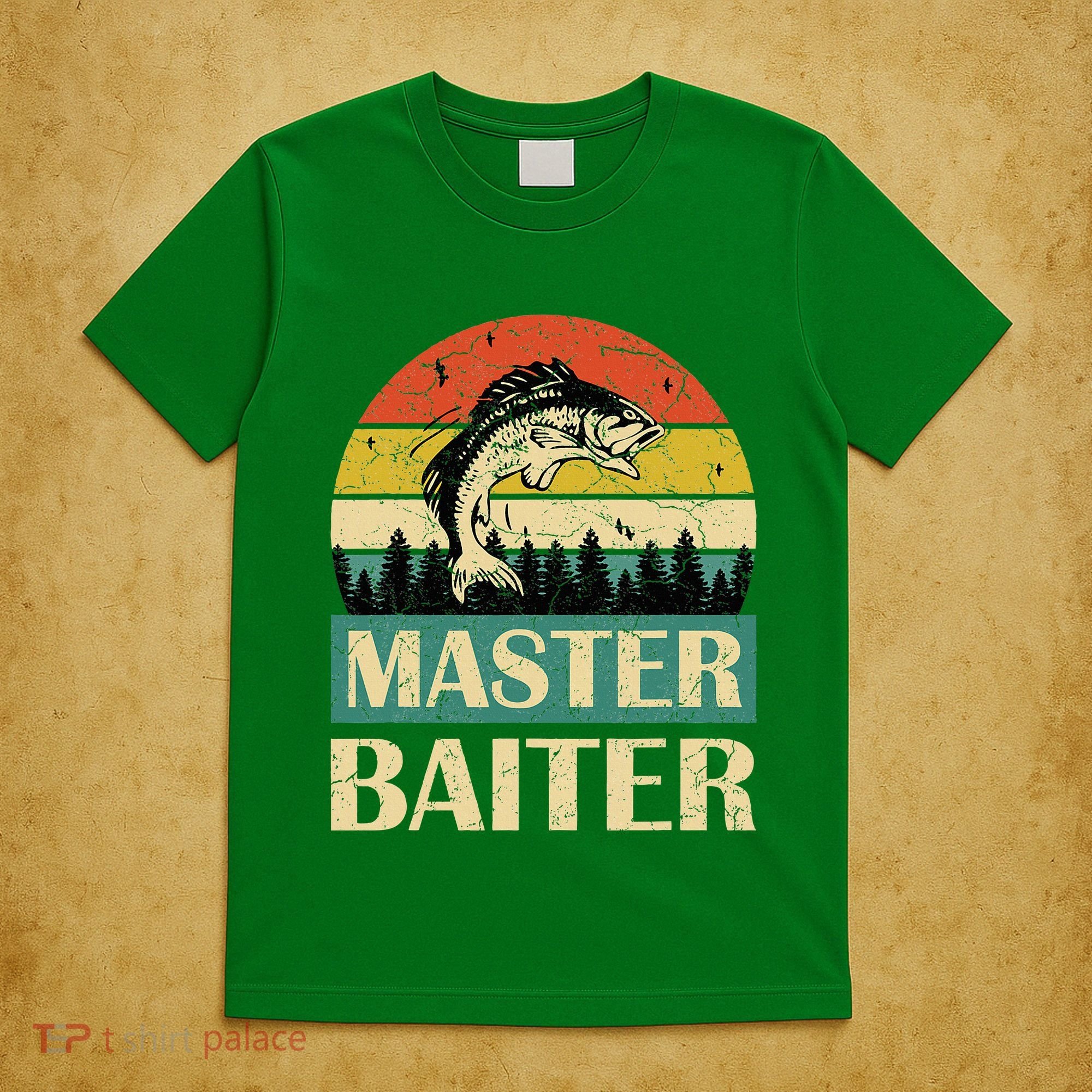 Funny Master Baiter Fishing Fishermen T-Shirt