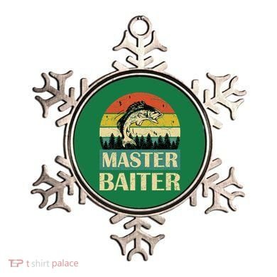 Funny Master Baiter Fishing Fishermen Ornament