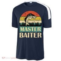 Funny Master Baiter Fishing Fishermen Sport-Tek Competitor United Soccer Jersey thumb 2