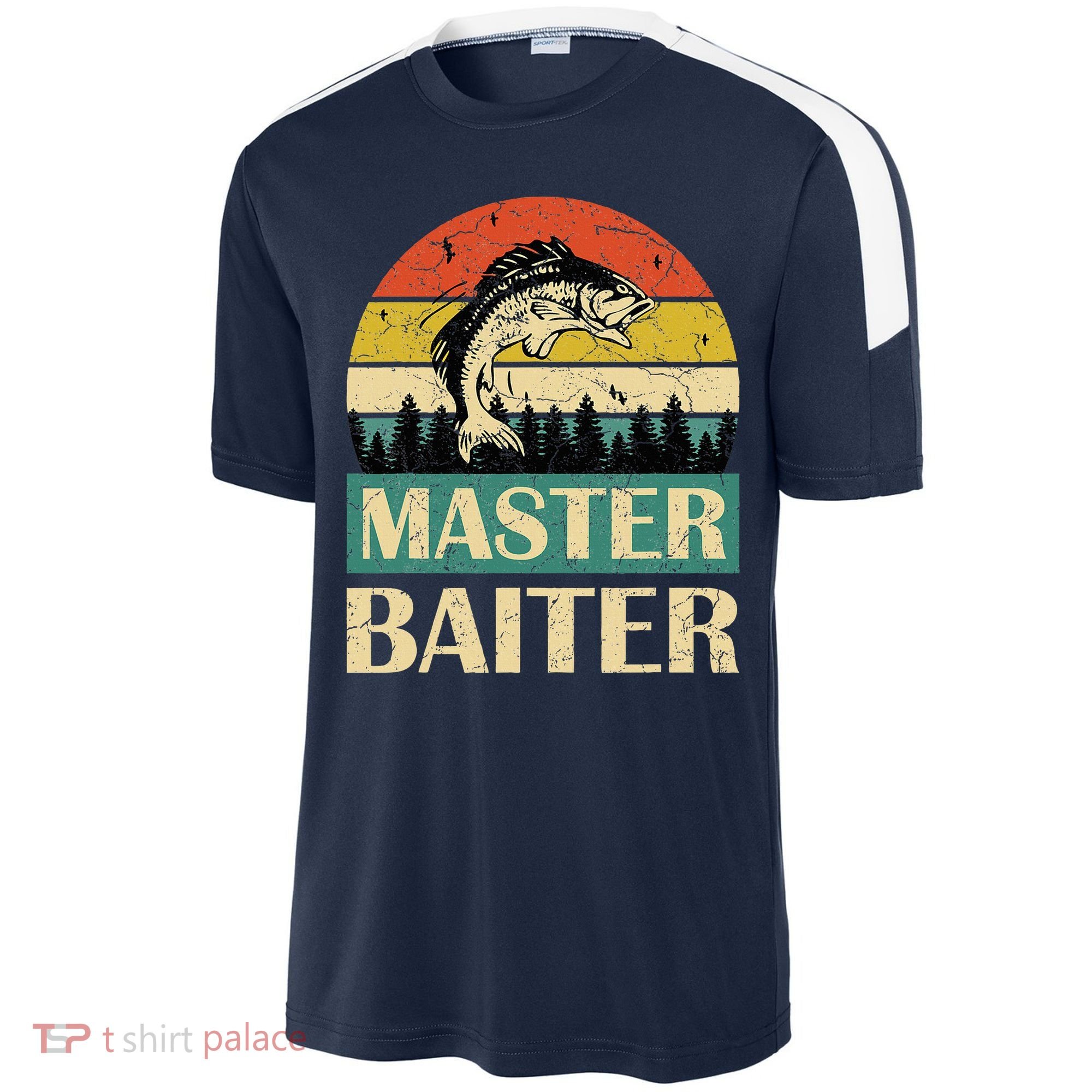 Funny Master Baiter Fishing Fishermen Sport-Tek Competitor United Soccer Jersey