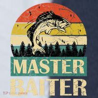 Funny Master Baiter Fishing Fishermen Sport-Tek Competitor United Soccer Jersey thumb 4