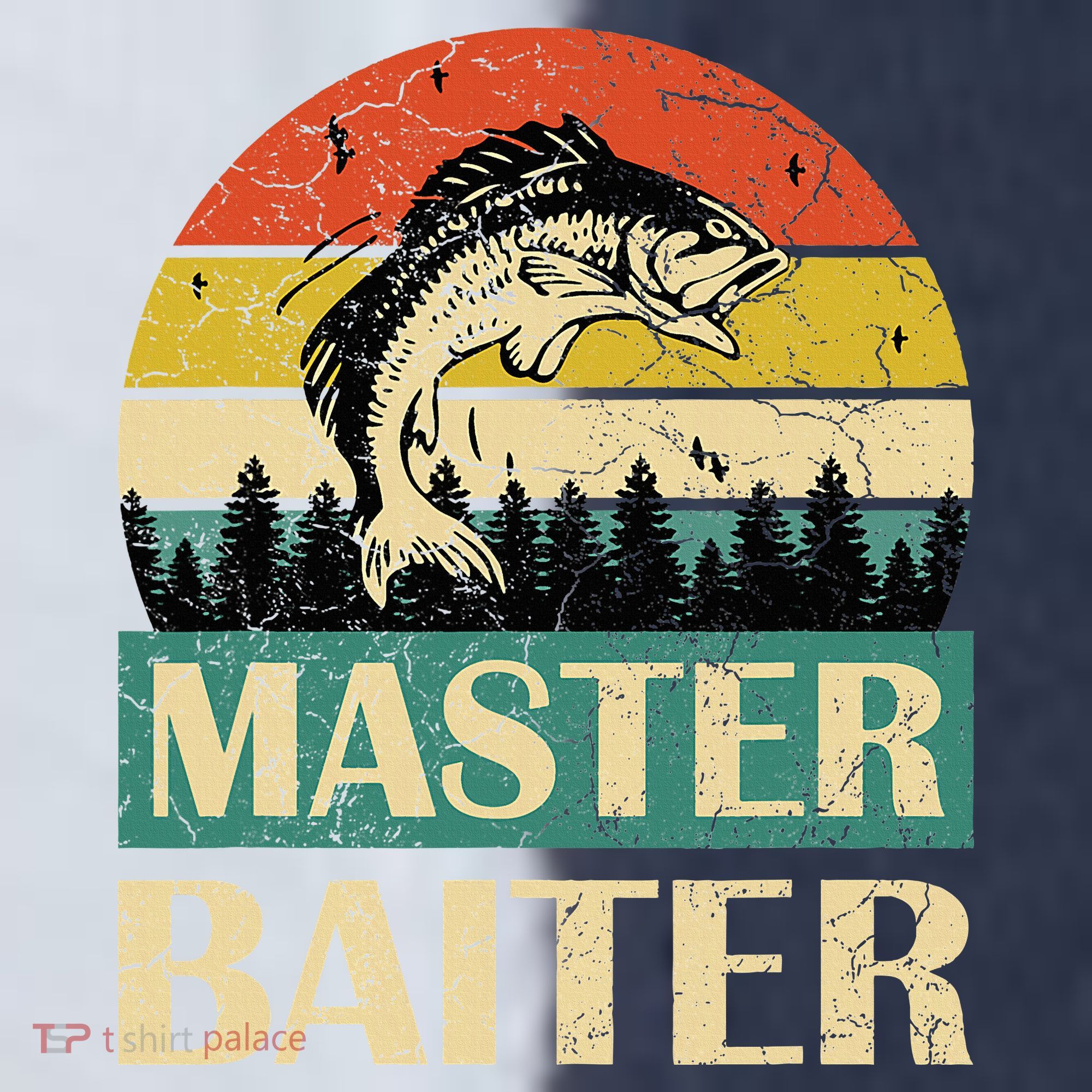 Funny Master Baiter Fishing Fishermen Sport-Tek Competitor United Soccer Jersey