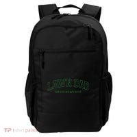 Father Mows Best Funny Lawn Mowing For Lawn Mower Dad Backpack thumb 0
