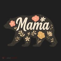 Floral Mama Bear Women's Sweatshirt thumb 2