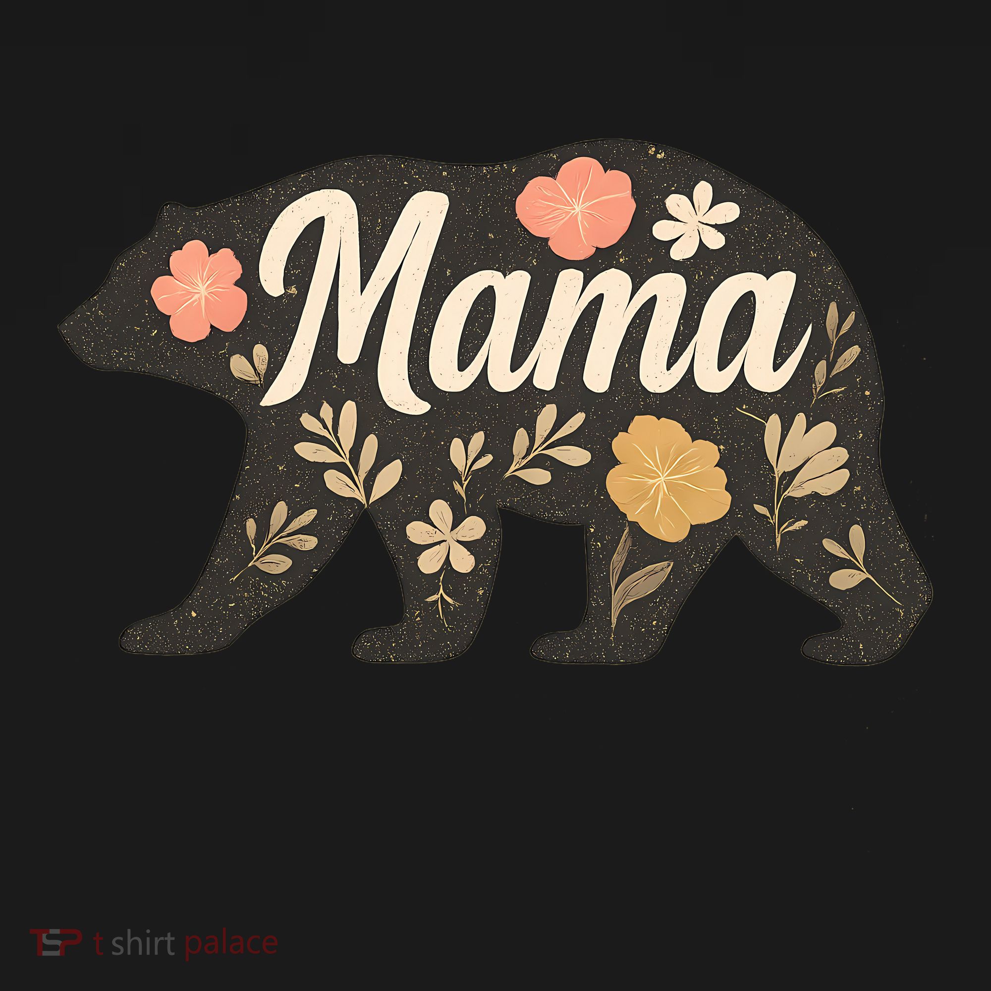 Floral Mama Bear Hoodie