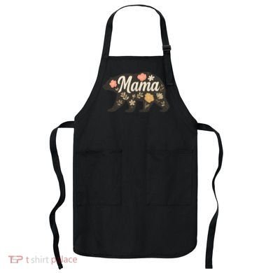 Floral Mama Bear Apron