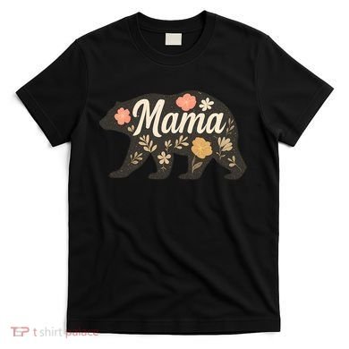 Floral Mama Bear T-Shirt