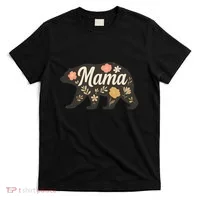 Floral Mama Bear T-Shirt thumb 0