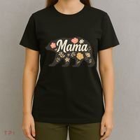 Floral Mama Bear T-Shirt thumb 4