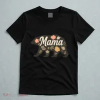 Floral Mama Bear T-Shirt thumb 5