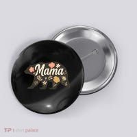 Floral Mama Bear Button thumb 0
