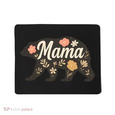 Floral Mama Bear Mousepad