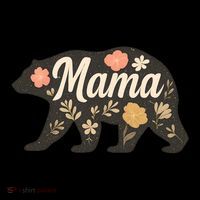 Floral Mama Bear Mousepad thumb 1