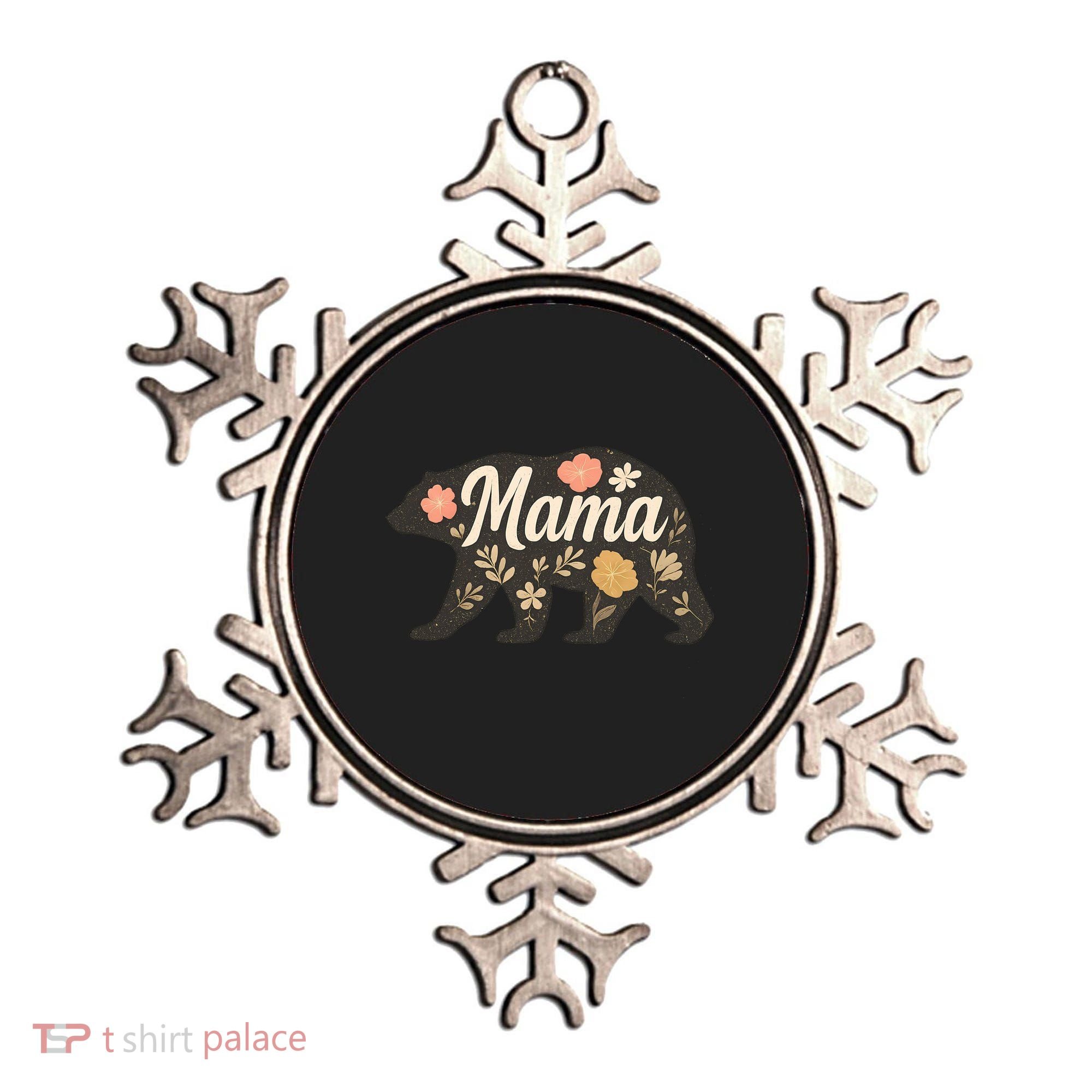 Floral Mama Bear Ornament