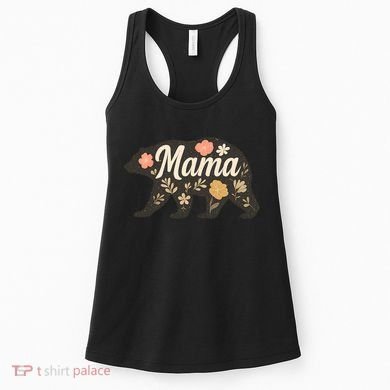 Floral Mama Bear Women's Tank Top