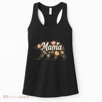 Floral Mama Bear Women's Tank Top thumb 0