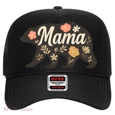 Floral Mama Bear Hat
