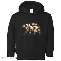 Floral Mama Bear Toddler Hoodie thumb 0