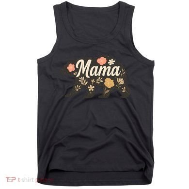 Floral Mama Bear Tank Top