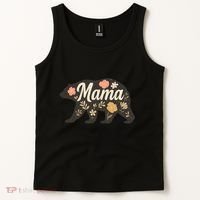 Floral Mama Bear Tank Top thumb 2