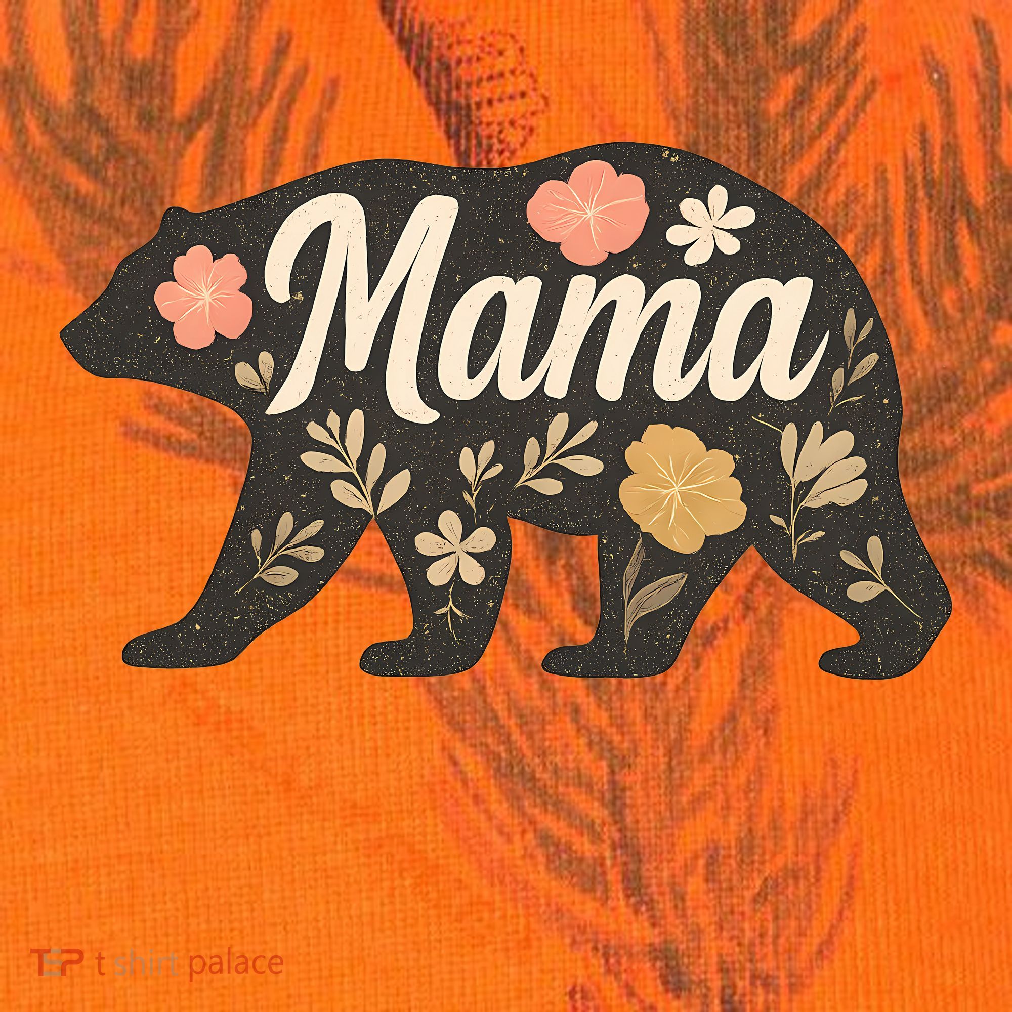 Floral Mama Bear Kati Licensed 12" Camo Cuffed Beanie