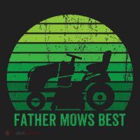 Father Mows Best Lawn Care Dad Mowing Gardener Hat thumb 2