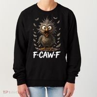 F-Caw-F Messy Baby Chicken Bird Shocked Face Feather Chaos Women's Sweatshirt thumb 0