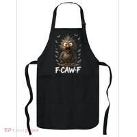 F-Caw-F Messy Baby Chicken Bird Shocked Face Feather Chaos Apron thumb 0