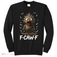 F-Caw-F Messy Baby Chicken Bird Shocked Face Feather Chaos Sweatshirt thumb 0
